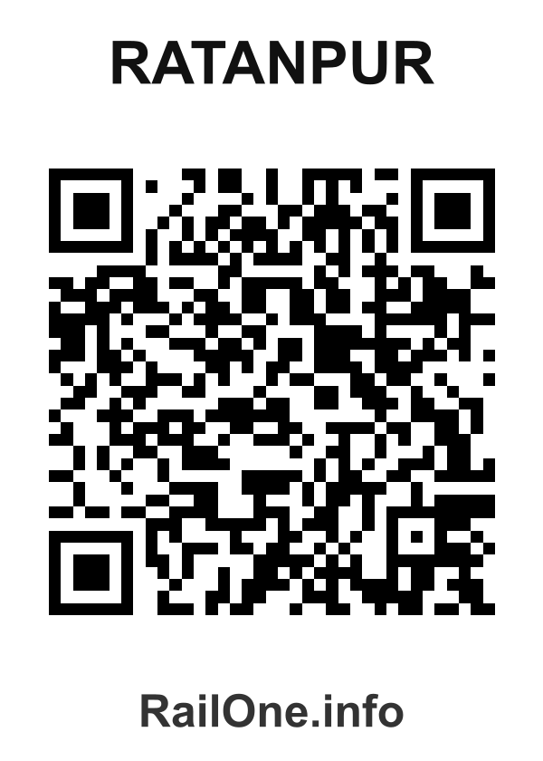 RailOne QR Code for Ratanpur station