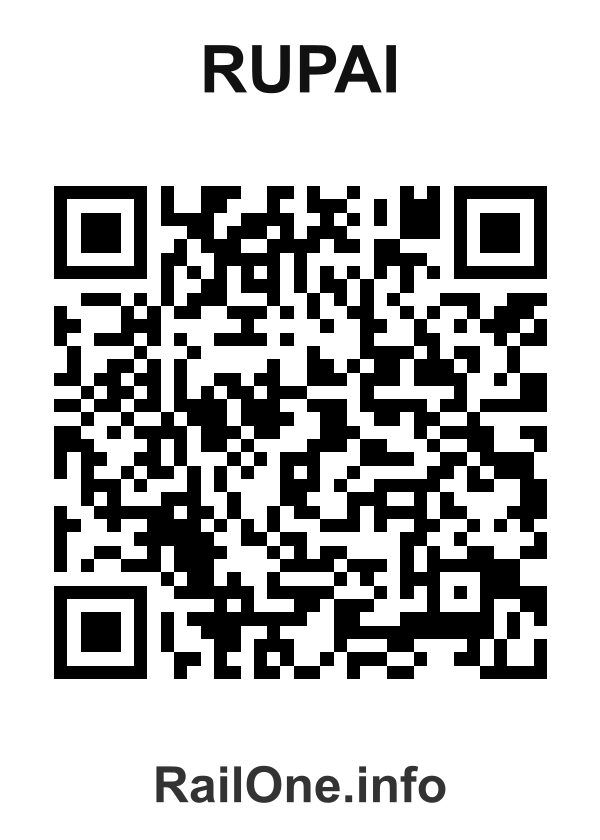 RailOne QR Code for Rupai station