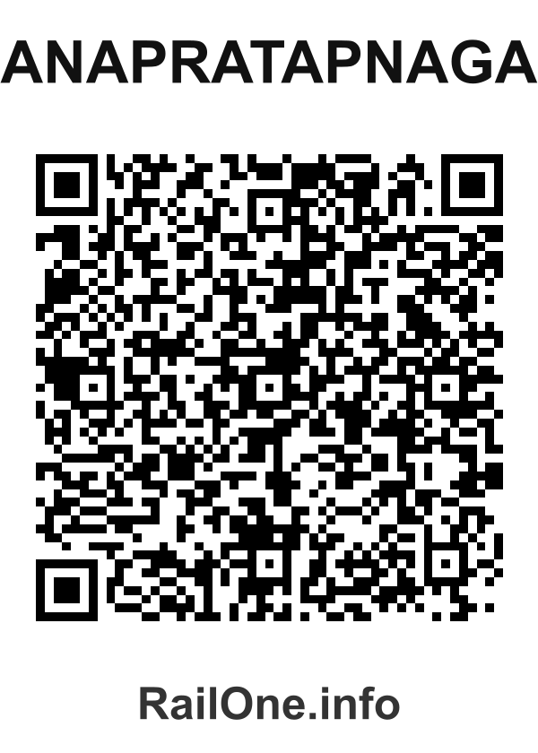 RailOne QR Code for Ranapratapnagar station