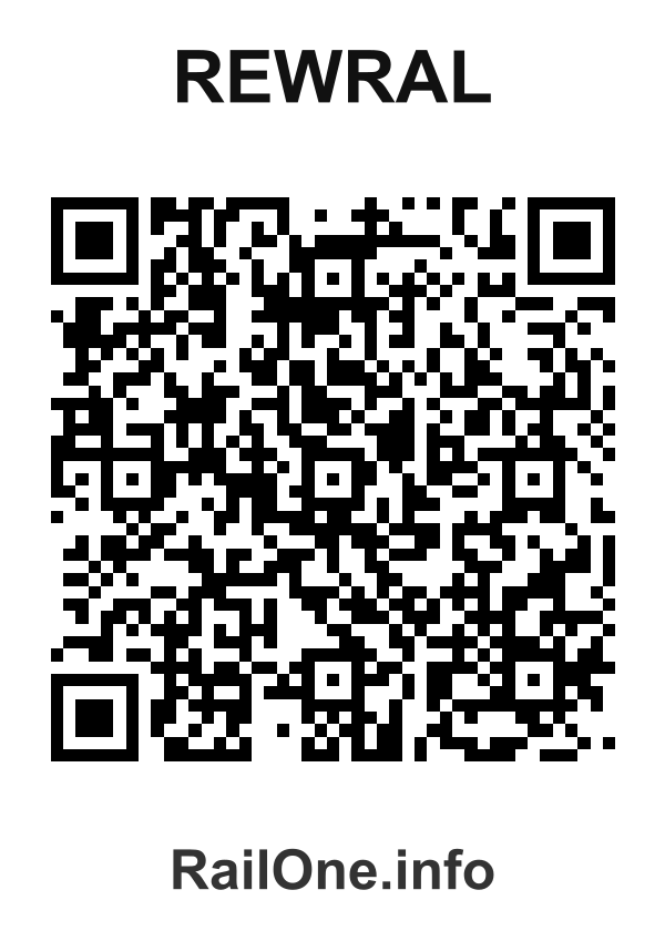 RailOne QR Code for Rewral station