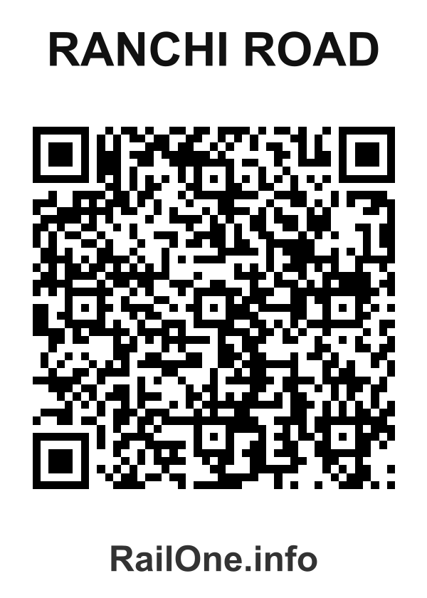 RailOne QR Code for Ranchi Road station