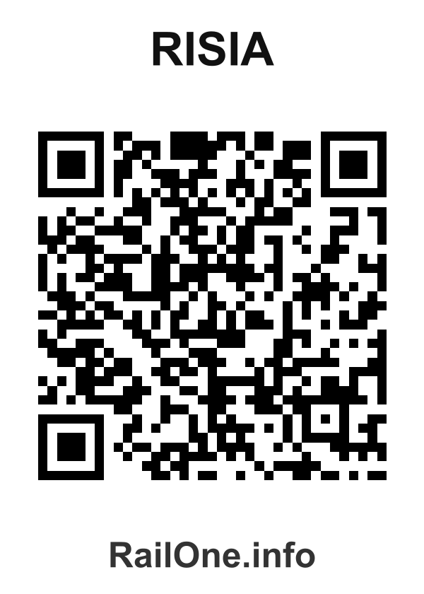 RailOne QR Code for Risia station