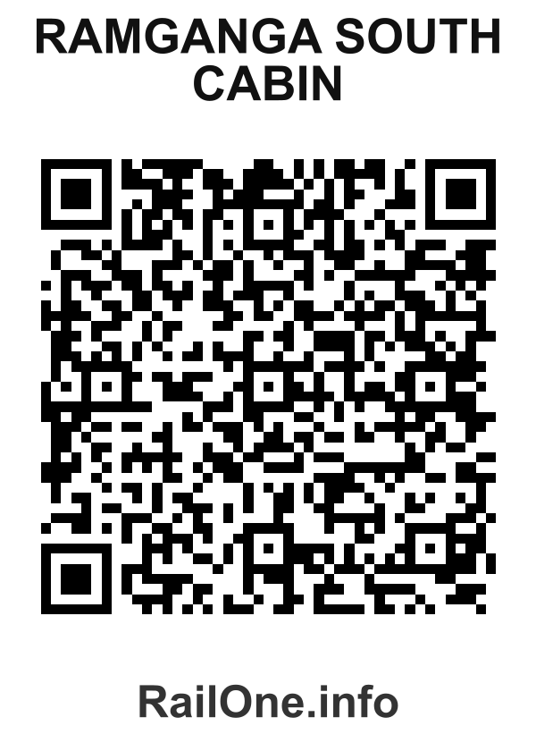 RailOne QR Code for Ramganga South Cabin station