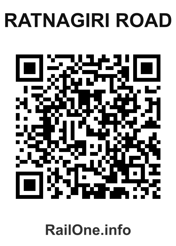 RailOne QR Code for Ratnagiri Road station