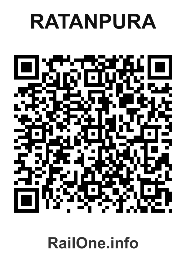 RailOne QR Code for Ratanpura station