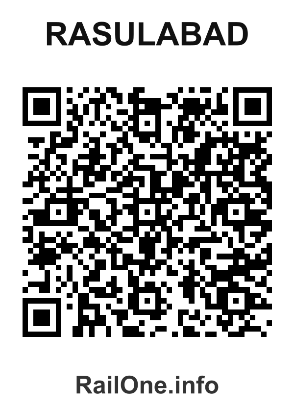 RailOne QR Code for Rasulabad station