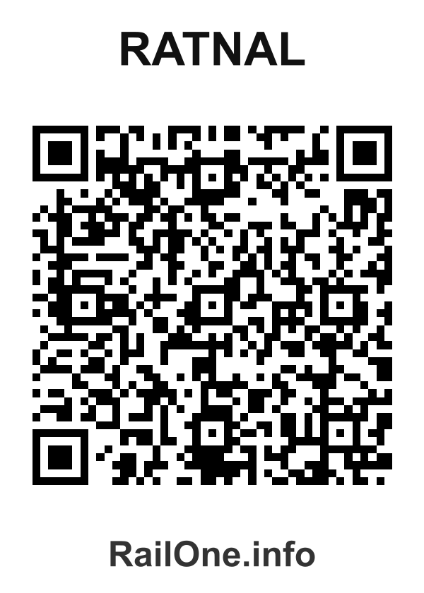RailOne QR Code for Ratnal station