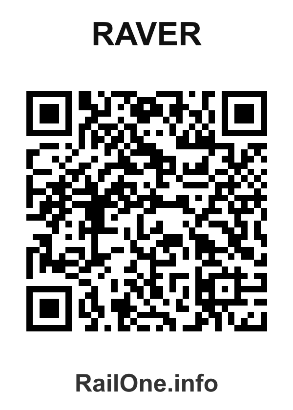 RailOne QR Code for Raver station