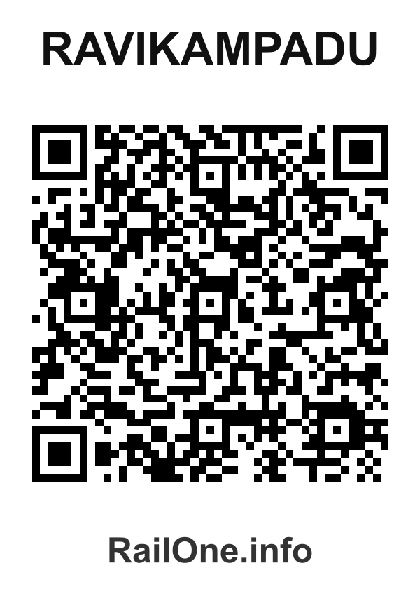 RailOne QR Code for Ravikampadu station
