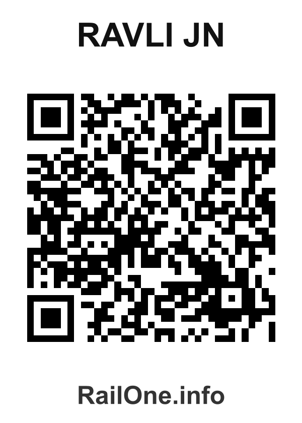RailOne QR Code for Ravli Jn station