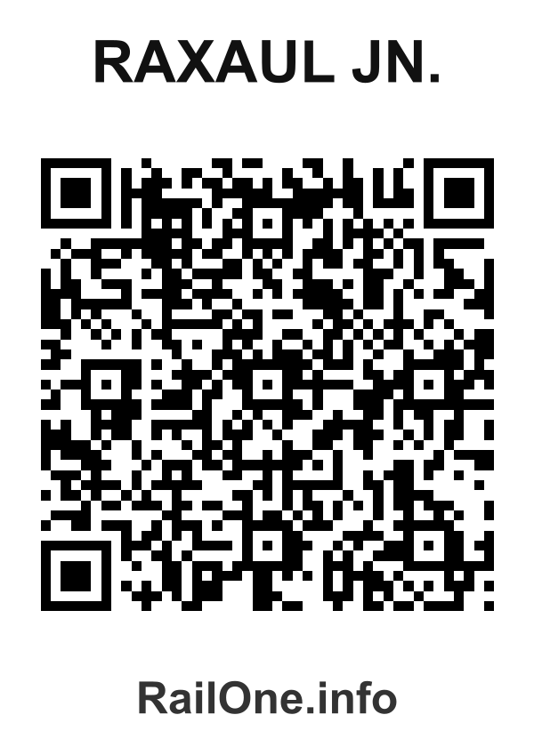 RailOne QR Code for Raxaul Jn. station