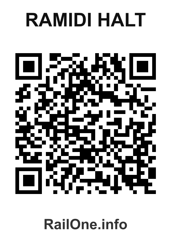 RailOne QR Code for Ramidi Halt station