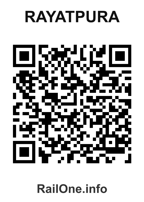 RailOne QR Code for Rayatpura station
