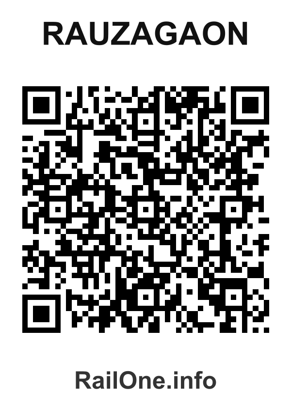 RailOne QR Code for Rauzagaon station