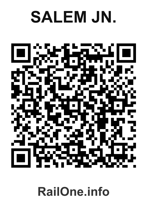 RailOne QR Code for Salem Jn. station