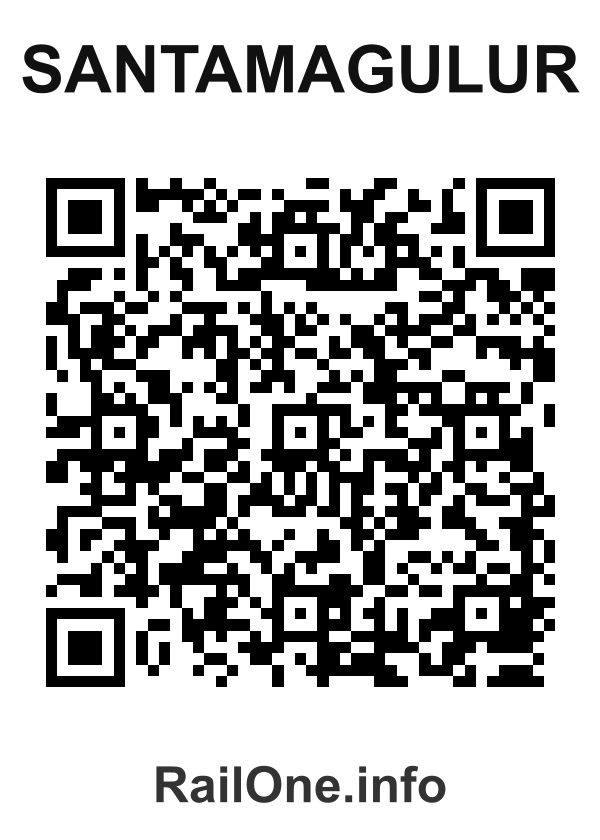 RailOne QR Code for Santamagulur station