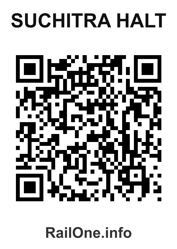 RailOne QR Code for Suchitra Halt station