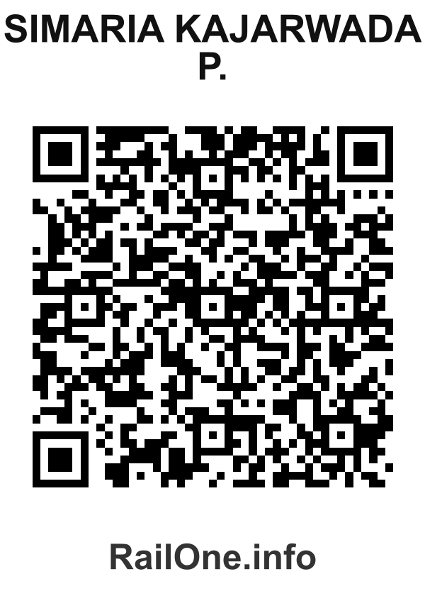 RailOne QR Code for Simaria Kajarwada P. station