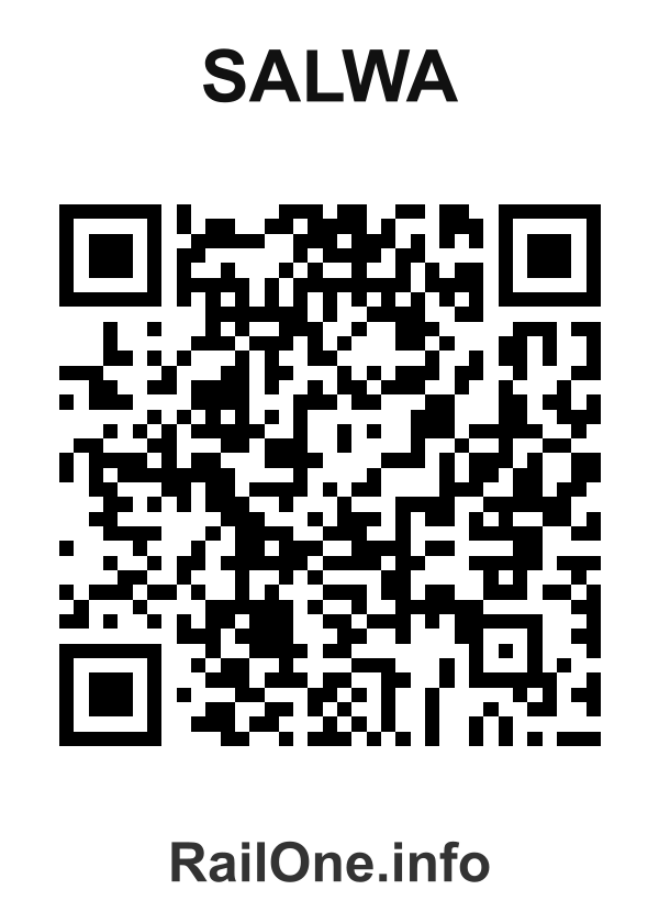 RailOne QR Code for Salwa station