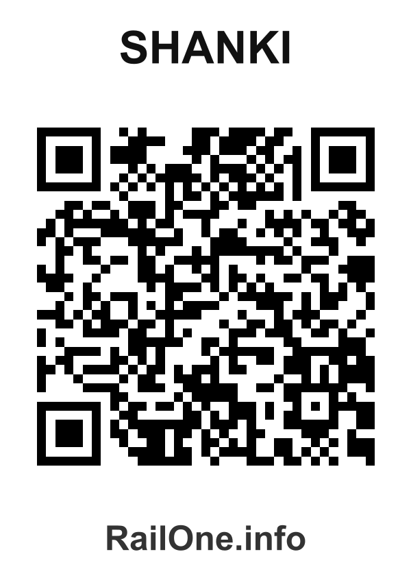 RailOne QR Code for Shanki station