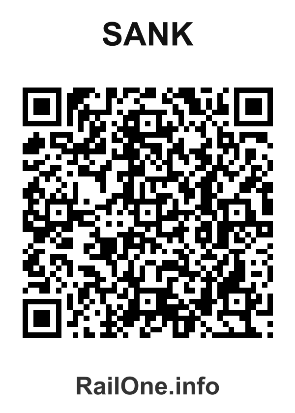 RailOne QR Code for Sank station