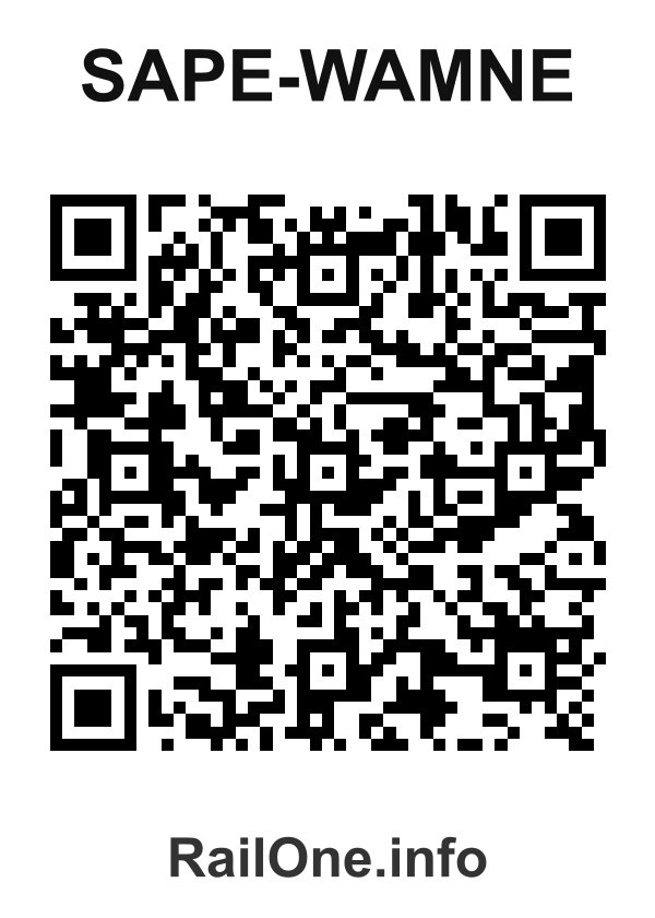 RailOne QR Code for Sape-wamne station