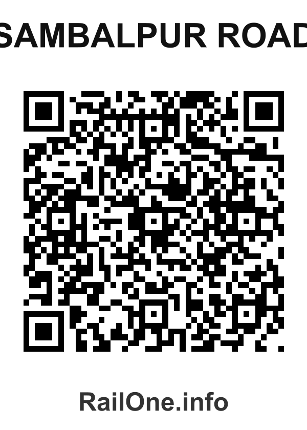 RailOne QR Code for Sambalpur Road station