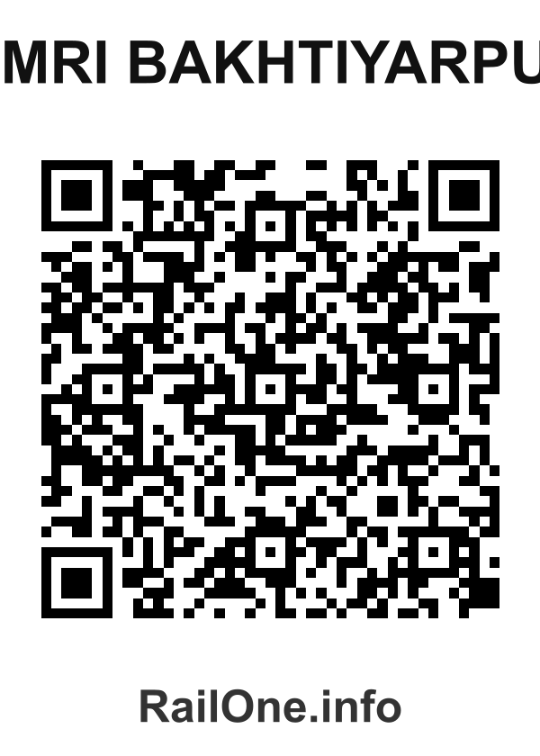 RailOne QR Code for Simri Bakhtiyarpur station