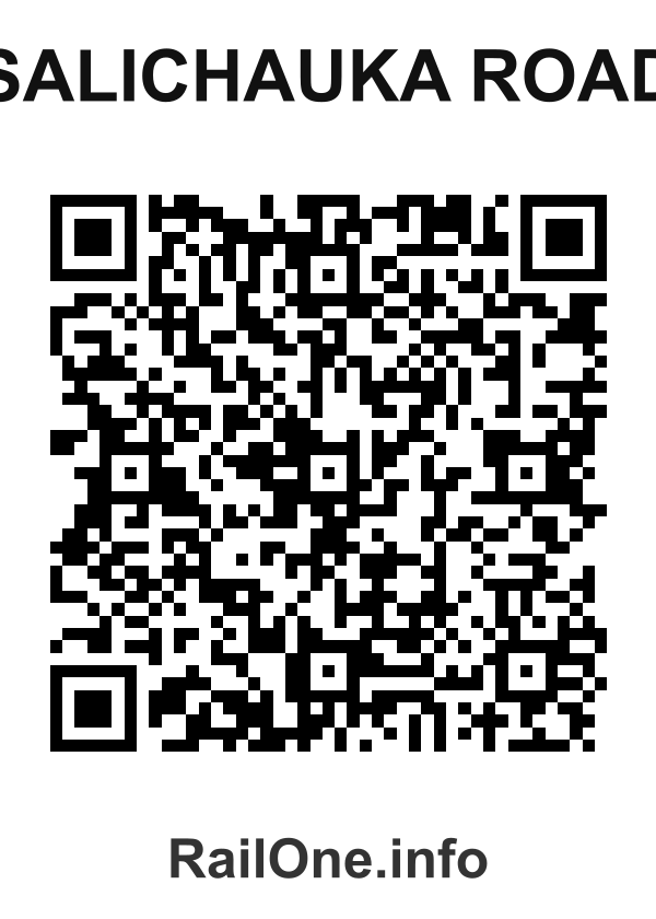 RailOne QR Code for Salichauka Road station