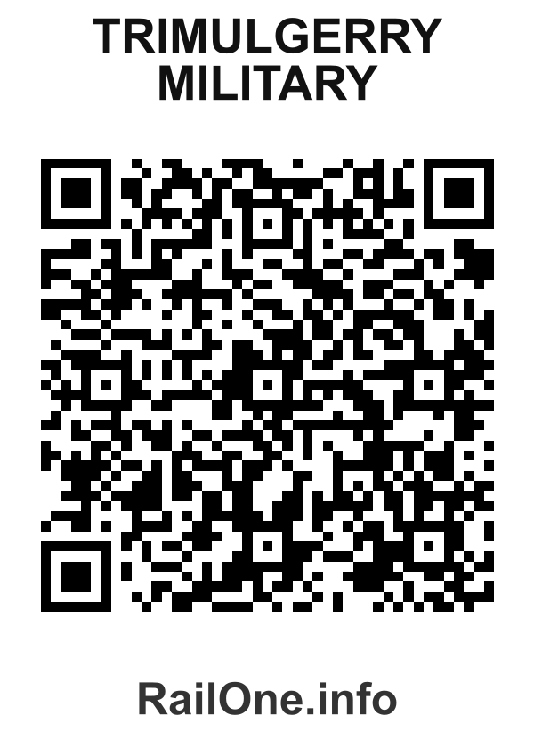 RailOne QR Code for Trimulgerry Military station