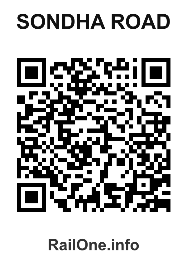 RailOne QR Code for Sondha Road station