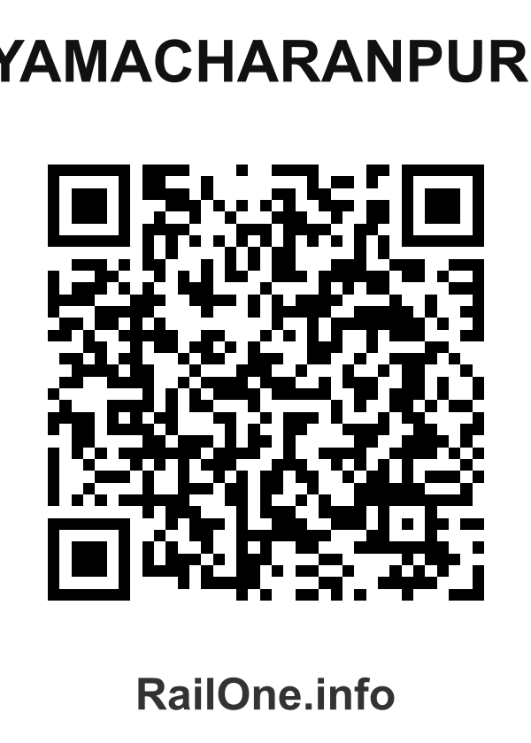 RailOne QR Code for Shyamacharanpur Ph station