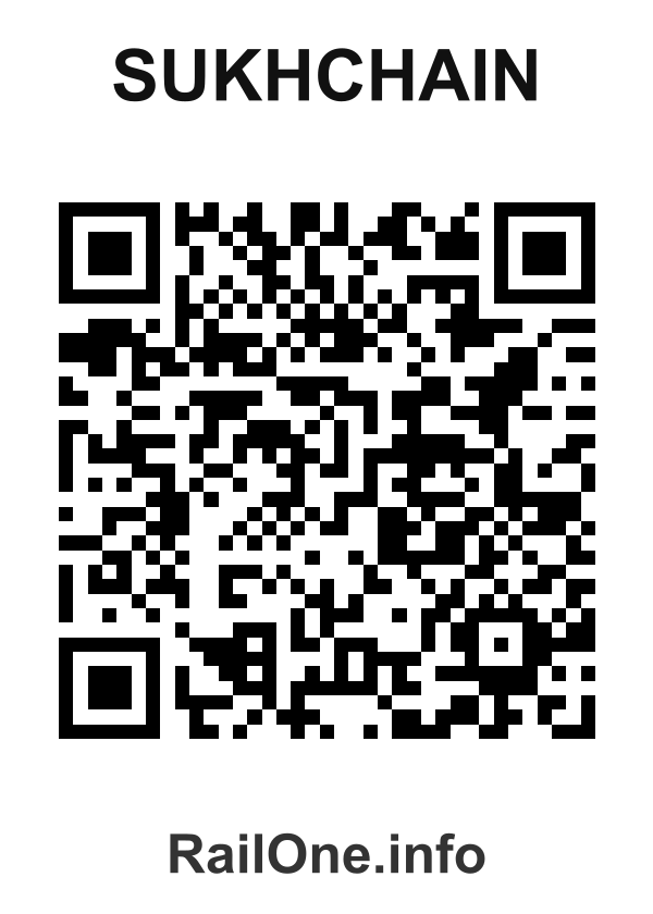 RailOne QR Code for Sukhchain station