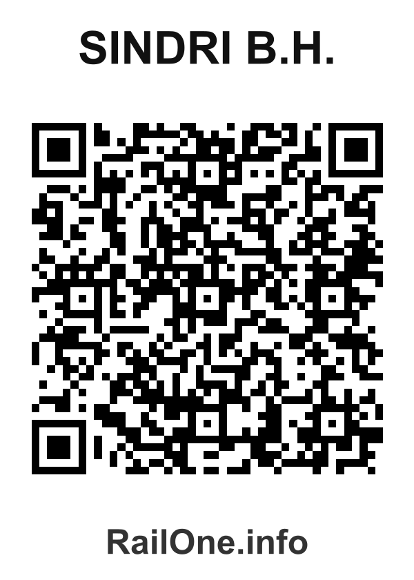RailOne QR Code for Sindri B.h. station