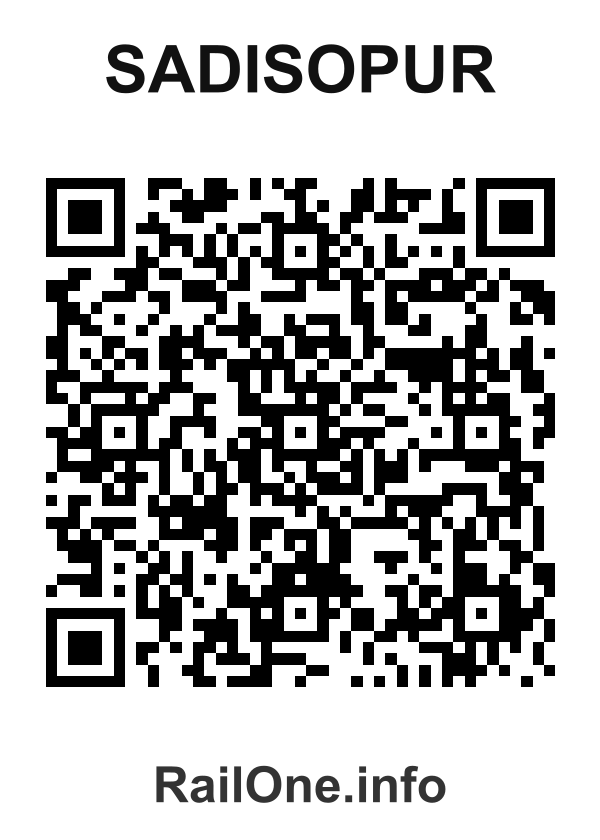 RailOne QR Code for Sadisopur station