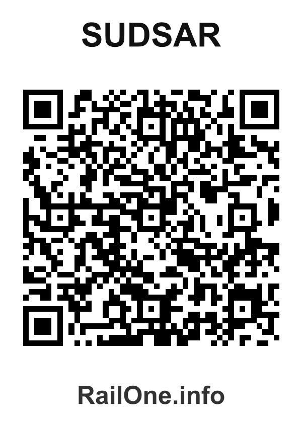 RailOne QR Code for Sudsar station