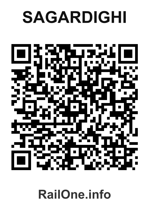 RailOne QR Code for Sagardighi station