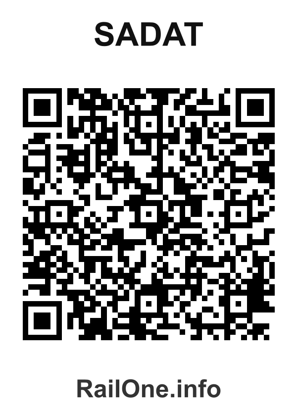 RailOne QR Code for Sadat station