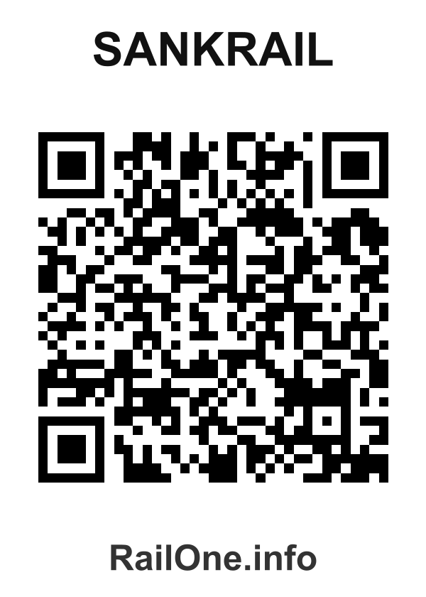 RailOne QR Code for Sankrail station