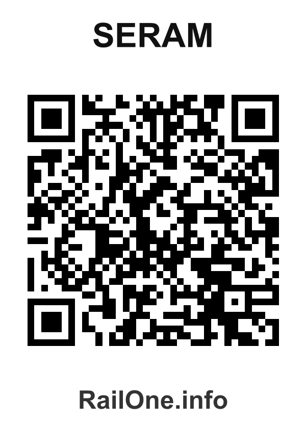RailOne QR Code for Seram station