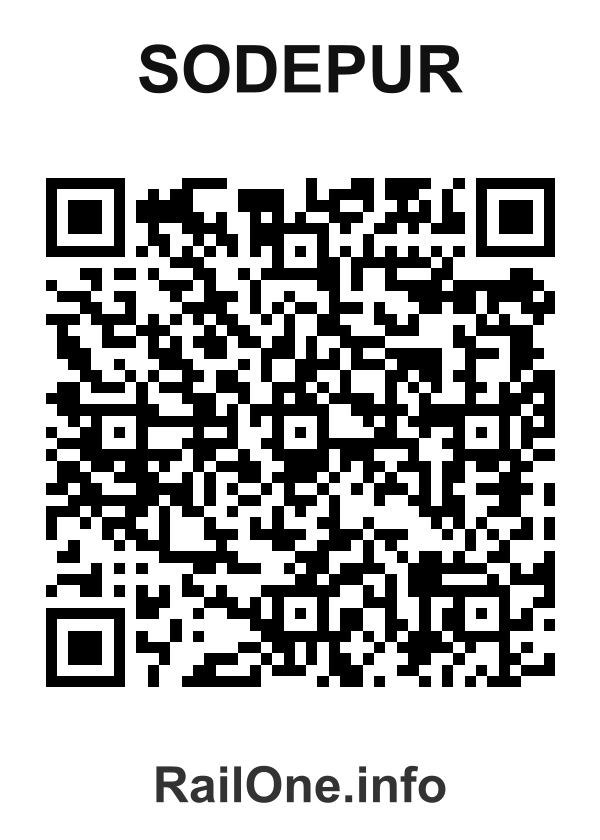 RailOne QR Code for Sodepur station