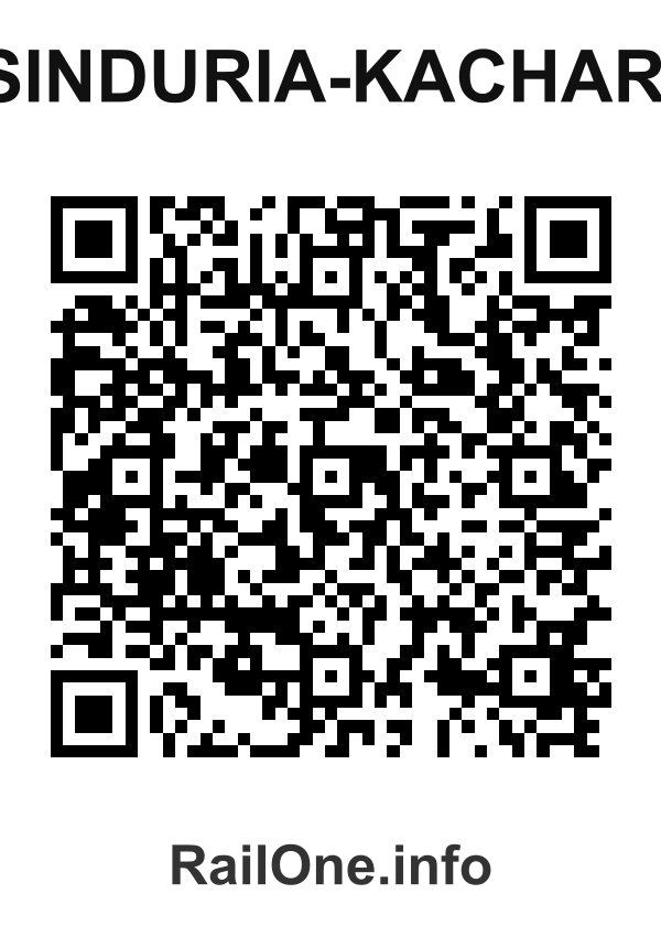 RailOne QR Code for Sinduria-kachari station