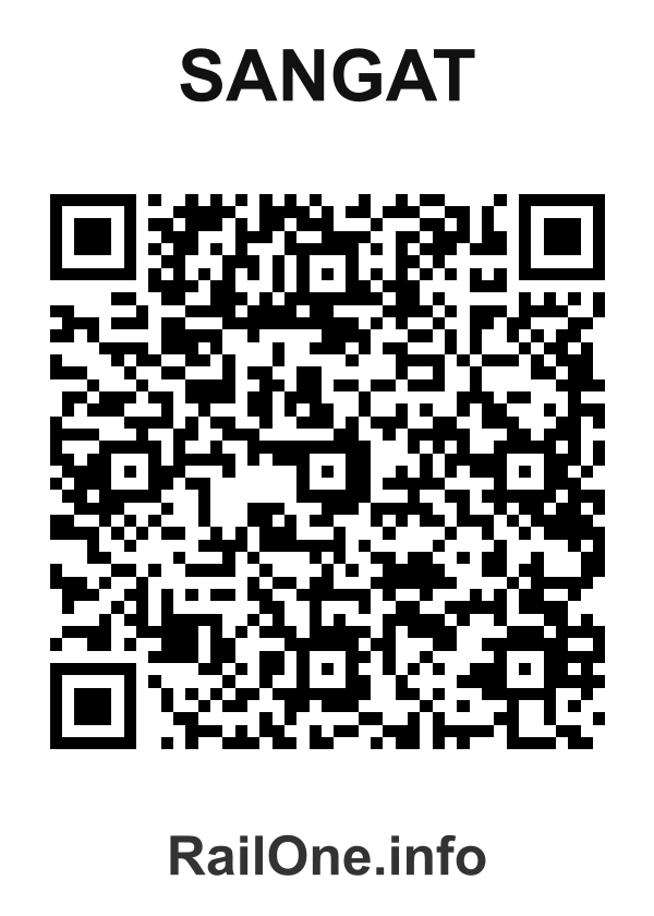 RailOne QR Code for Sangat station