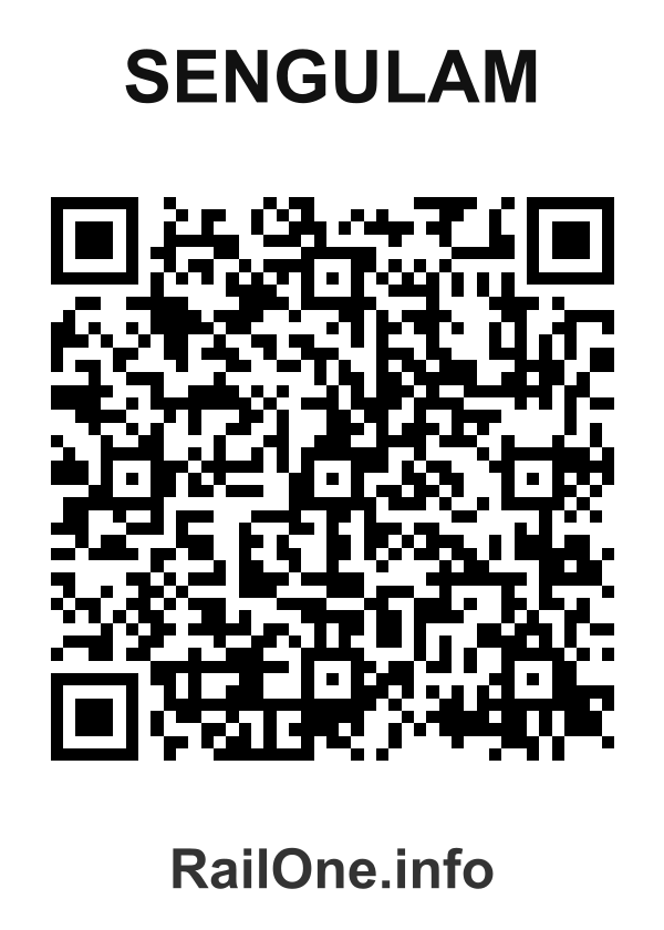 RailOne QR Code for Sengulam station