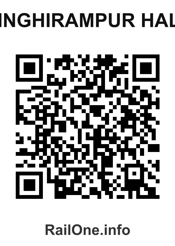 RailOne QR Code for Singhirampur Halt station