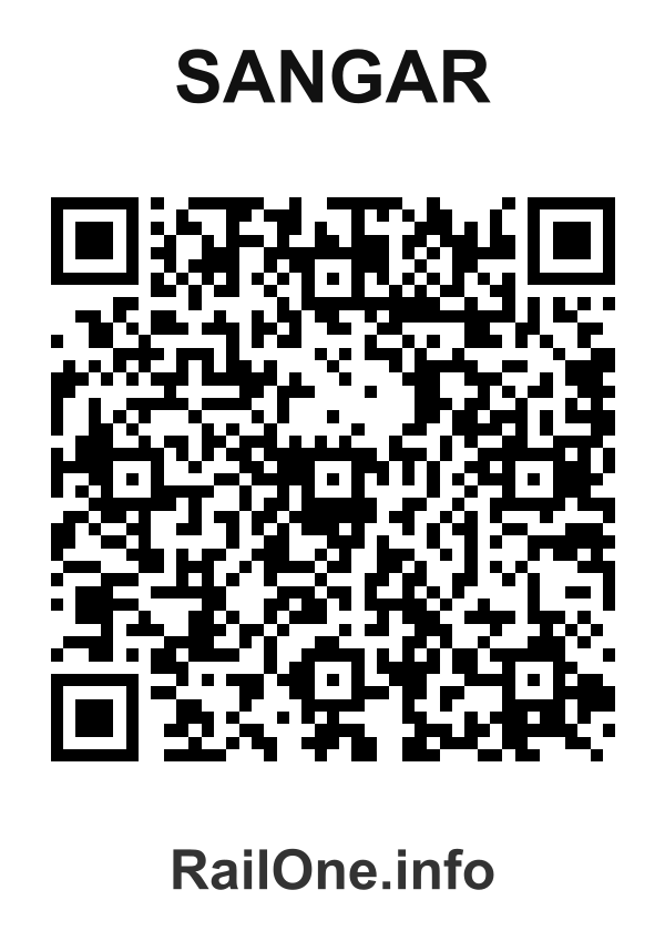 RailOne QR Code for Sangar station