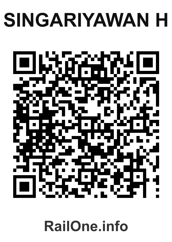 RailOne QR Code for Singariyawan H station