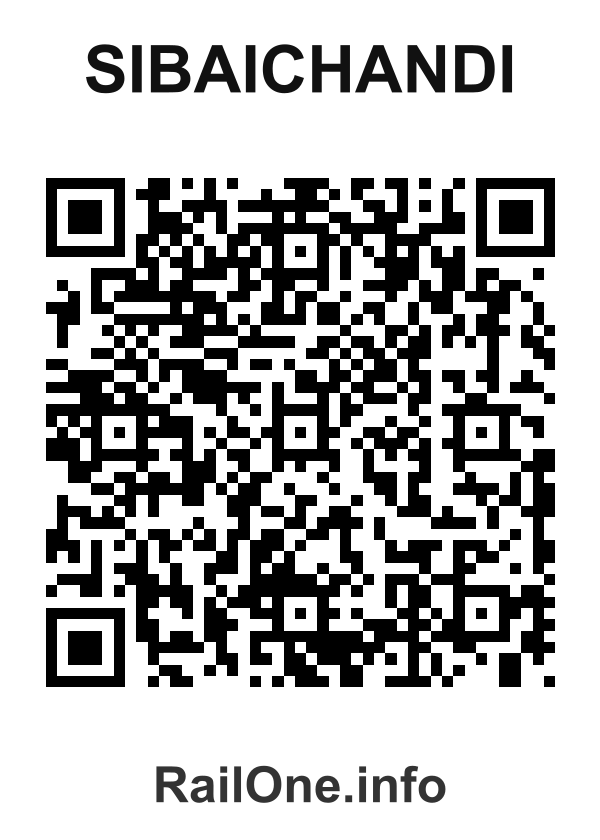RailOne QR Code for Sibaichandi station