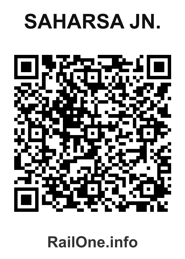 RailOne QR Code for Saharsa Jn. station