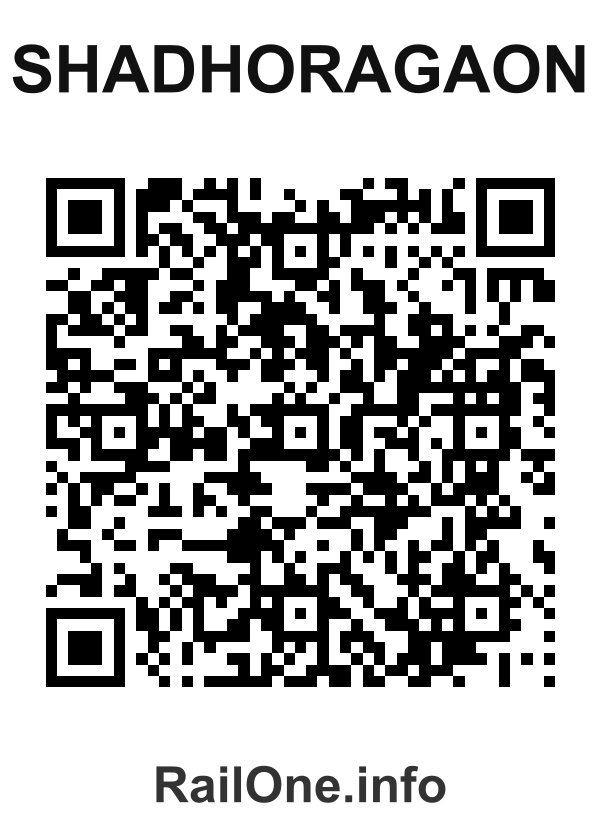RailOne QR Code for Shadhoragaon station